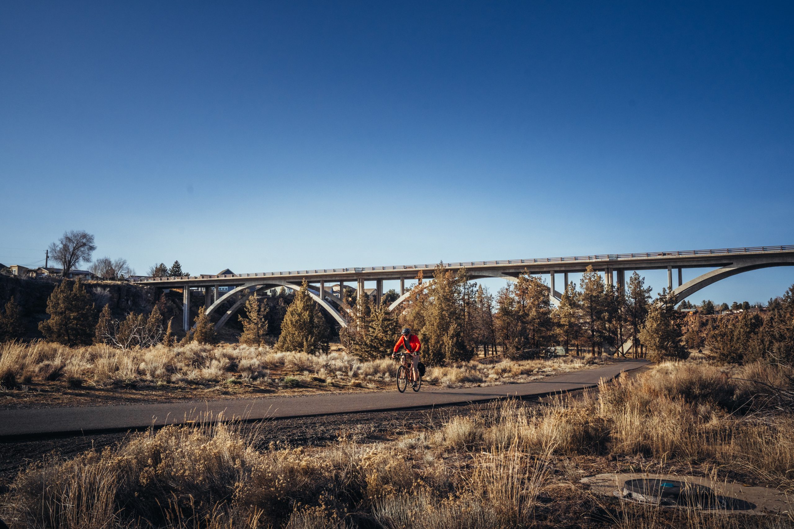 The gateway to adventure: Redmond's Dry Canyon welcomes families and explorers.