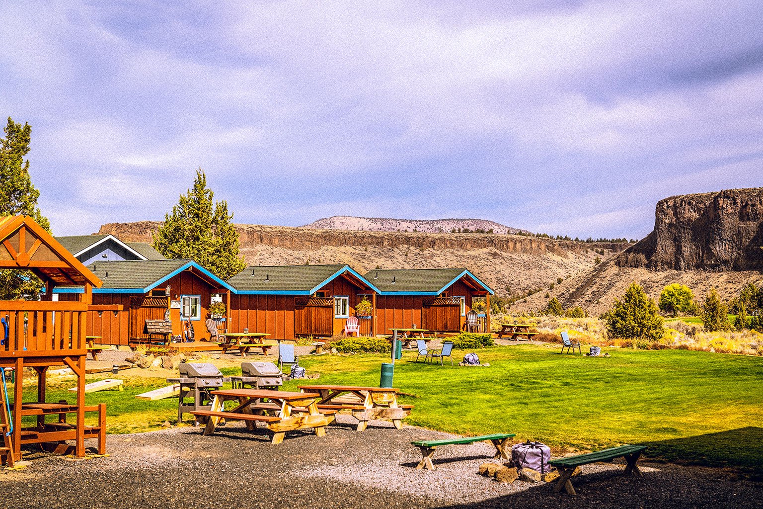 Cabins at Crooked River Ranch offer a serene and luxurious getaway in Redmond, Oregon.